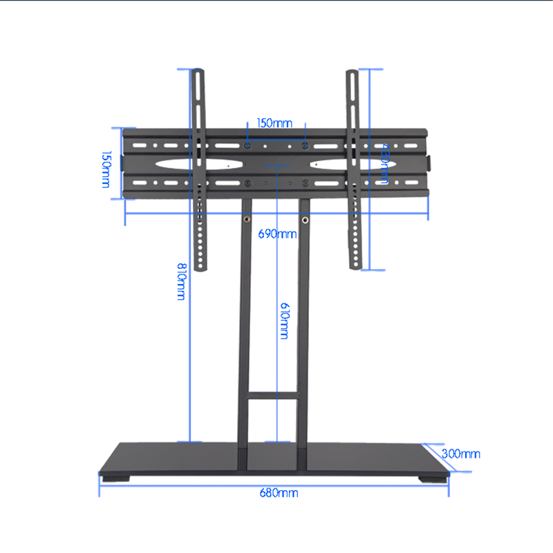 universal TV stand TV04 line drawing