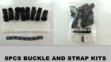 8pcs Buckle and Strap Attachment Kit For Cover Roller System