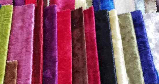 High Quality Sofa Velvet Fabric for Furniture Textile