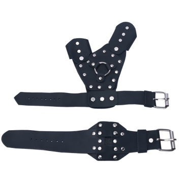 All-Steel Laminated Leather Slingshot Fishing Hand Guard Accessories
