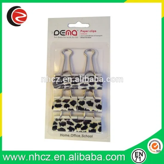 Useful Custom Panther Printed Binder Clips