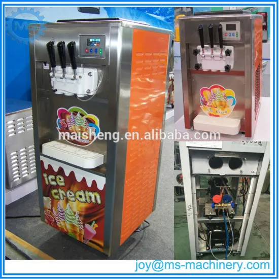 Professional soft ice cream machine for sale