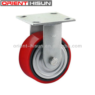 8 Inch Heavy Duty Red Industrial Caster Wheel