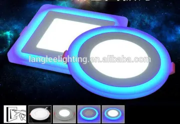 Double Color Reccessed LED Panel Light White and Blue