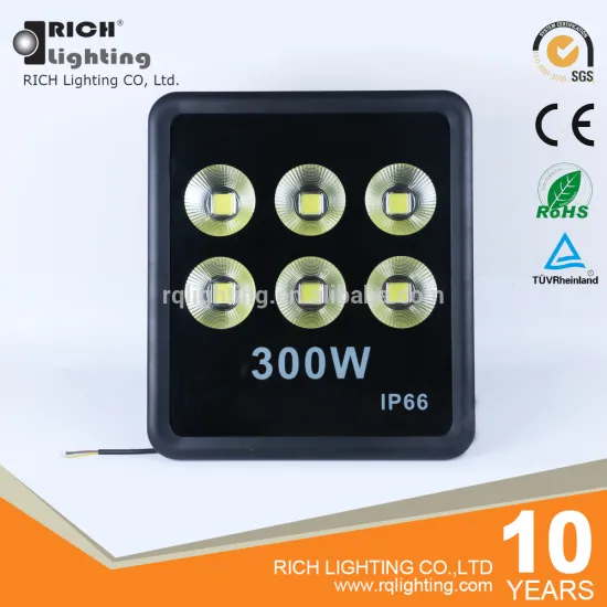 Die-cast aluminum alloy material 300 watt led outdoor flood light ip66