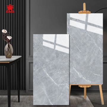 Grey Marble Porcelain Floor Tile - Villa Room Design 600x1200mm
