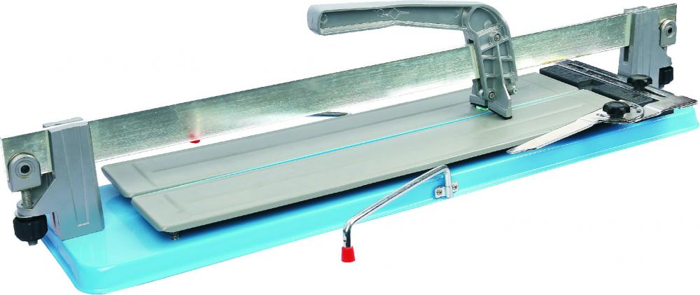 Regular tile cutter with backing plate