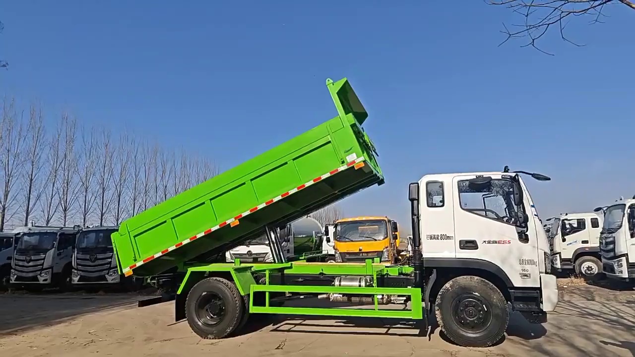 5-Cubic-Meter Hydraulic Waste Transfer Anti-Leak Truck