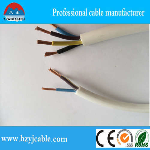 Rvv Ho5VV-F Multi-Cores Annealed Copper 2*1.0mm2 2*1.5mm2 4*2.5mm2 Round Flexible Cable