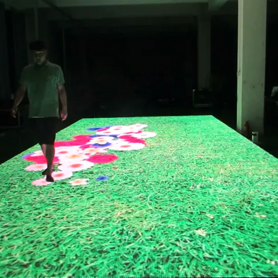 Portable Interactive HD Video Floor Tiles: Illuminated LED Display and Led Floor Screen Solutions