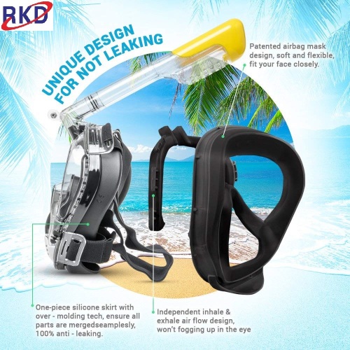 Good scuba diving review RKD anti-fog snorkel mask