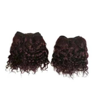 Wholesale one color and T 2 colors  Sweet Jerry curly brazilian hair vendor human hair bundles  4 bundles in one pack