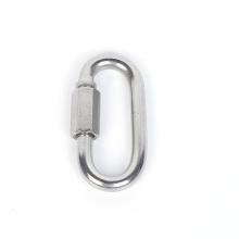 Carabiner hiking eye-shaped slide hook Outdoor stainless steel quick release ring Manufactory