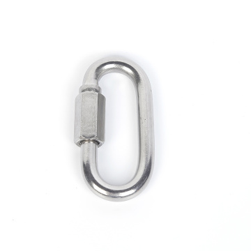Carabiner hiking eye-shaped slide hook Outdoor stainless steel quick release ring Manufactory
