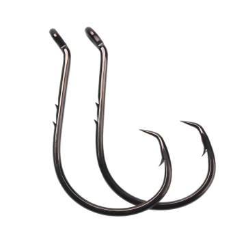 High Carbon Steel Octopus Circle Hook with Bait Holder for Tuna and Catfish