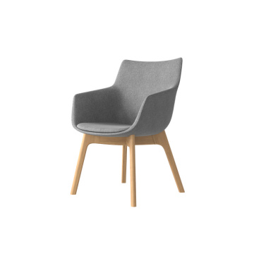 Office Guest Chairs Common Office Lounge Chair Wooden Legs Lounge Chair Manufactory