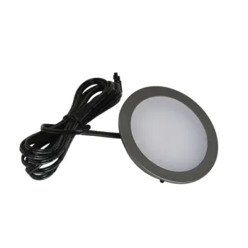 Under Cabinet Mini Panel Lighting 6PCS 12V 2.5W(Total 15W) with Wireless Dimmer Switch, Surface Mount Puck Light for Ki