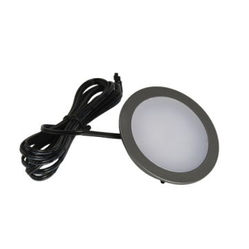 Under Cabinet Mini Panel Lighting 6PCS 12V 2.5W(Total 15W) with Wireless Dimmer Switch, Surface Mount Puck Light for Ki