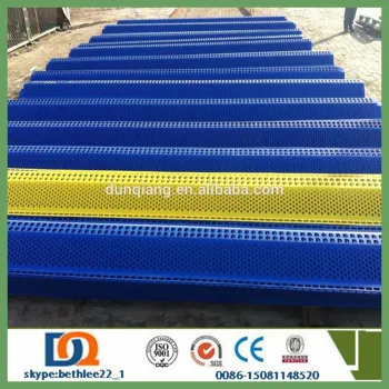 using for high speed rod blue / red powder coated wind dust fence/Wind- proof and dust-control net (Coal mine) with cheap price