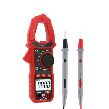 18D 6000 Count Digital LCD Display True RMS 600A AC/DC Current Clamp Meter