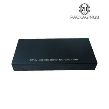 Luxury magnetic folding packaging box for hair
