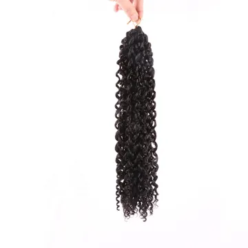 curly synthetic hair water wave braid crochet hair extra curly braid