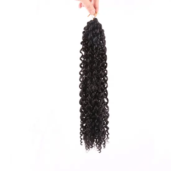 curly synthetic hair water wave braid crochet hair extra curly braid