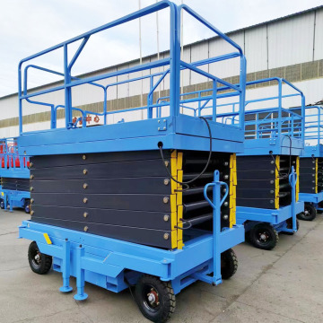 Small Mobile One Man Scissor Lifts: 4m to 14m Hydraulic and Electric for Sale