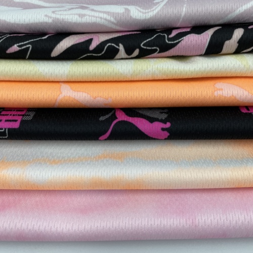 Multi patrones Pure poliéster de malla impresa tela