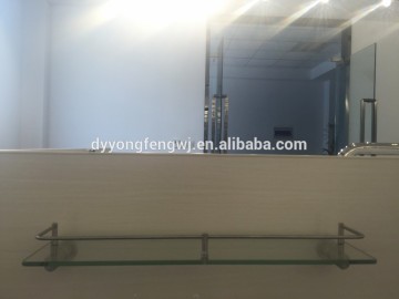 stainless steel glass shelf