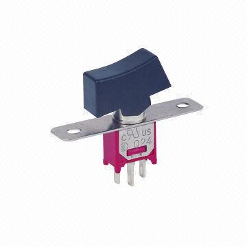 Sub-miniature Rocker Switches, 120V AC 3A/250V AC 1A Rating