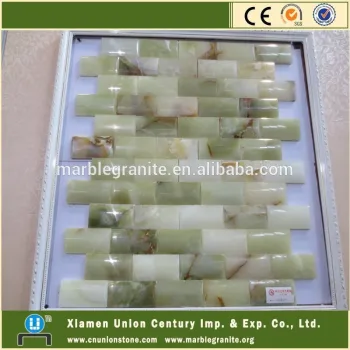 Green Bamboo Onyx Mosaic