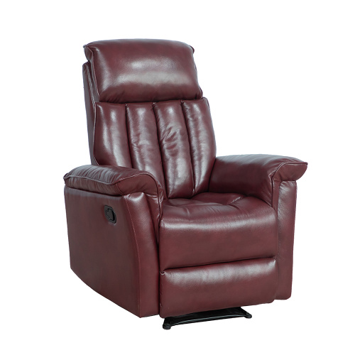 High Quality Synthetic Leather Reclining Single Sofa