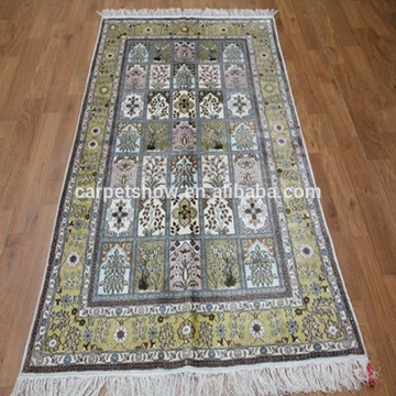 4*6 ft Hand Knotted Carpet silk rugs