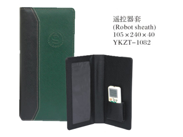 leather remote control tray