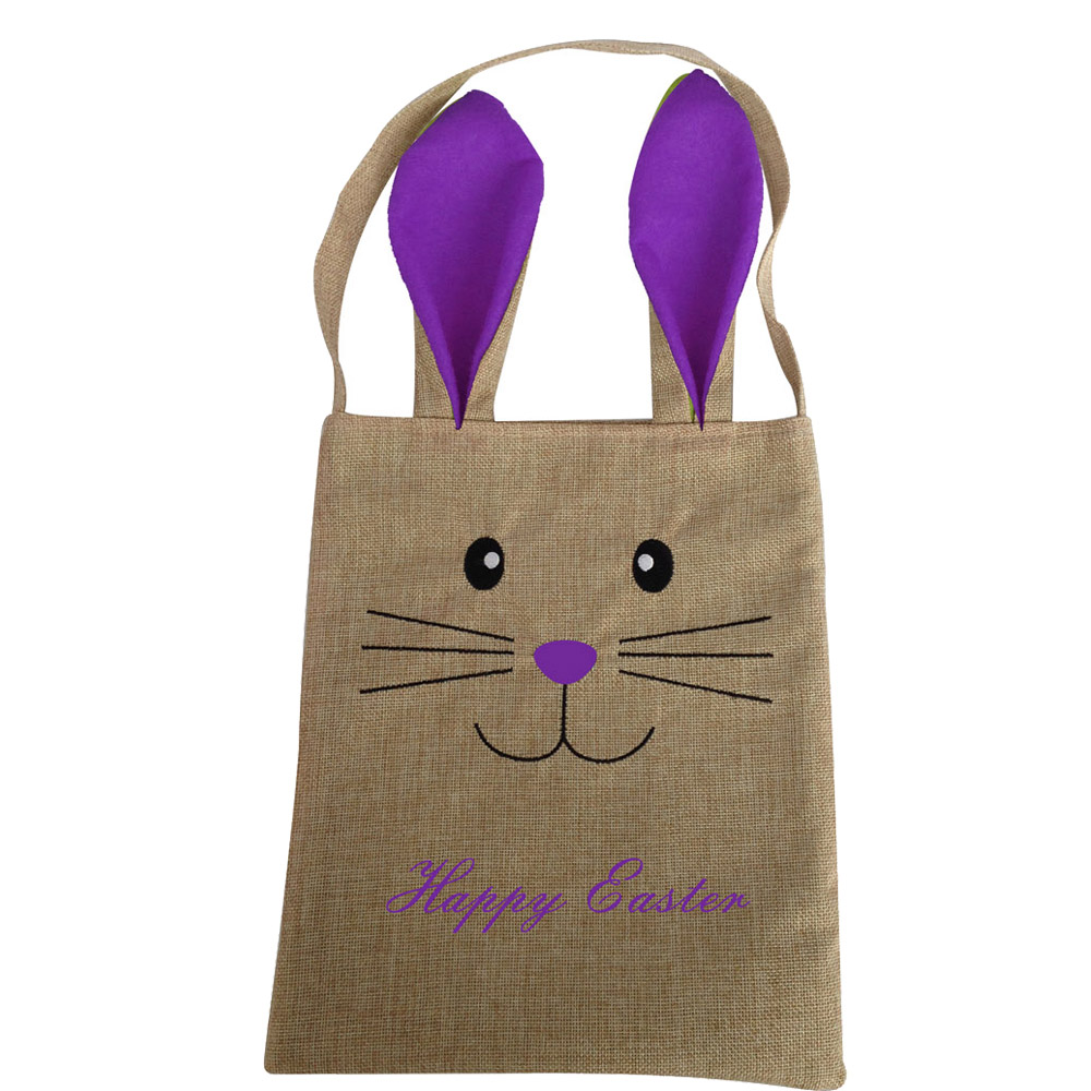 Burlap Easter Candy Bag