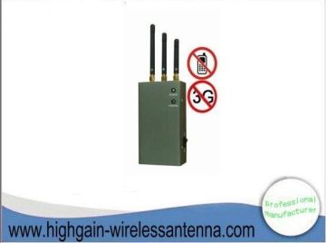 Three Band Gsm Powerfull Mobile Phone Signal Jammer Portable Signal Breaker