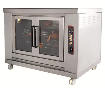 Commercial Electric Kamado BBQ Grill with Rotisserie