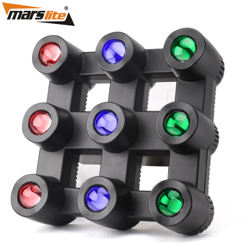 Marslite 9x40W RGBW 4in1 Matrix Beam Led Luz para fiesta, eventos, bodas, clubes, bares y disco
