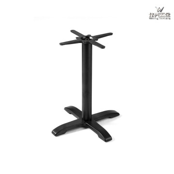 Cross base iron cast metal table legs