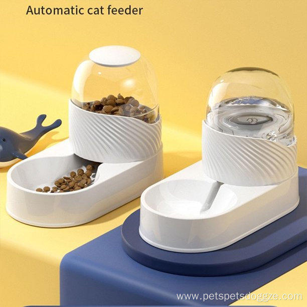 Pet Drinker Feeder Cute Water Food Dispenser