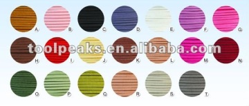 Colorful Suede-Like Lace for jewelry beads with different sizes