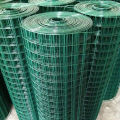 Malha de fios soldados de PVC verde