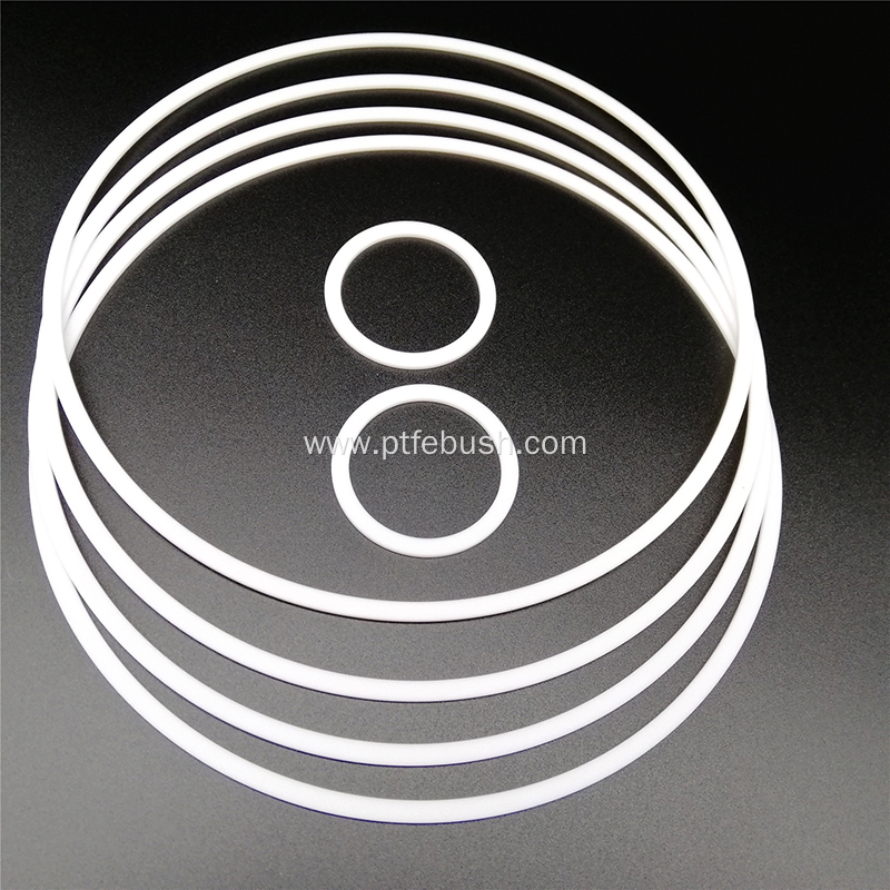 Pure White Polymer Plastic Backup Ring