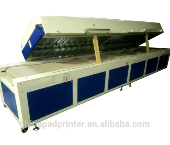 China glass bottle plastic bottle label shrink tunnel SD5000 conveyor mesh belt dryer