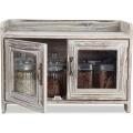 Living Room Cabinet Kitchen Spice Shelves Torched Wood Countertop Storage Cabinet Supplier