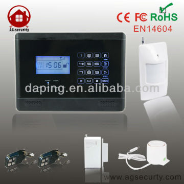 Intelligent GSM Wireless Intruder Alarm System with LCD Touch Screen
