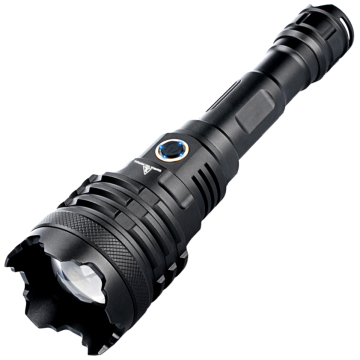 100000 Lumens USB Rechargeable Aluminum Power Bank Flashlight