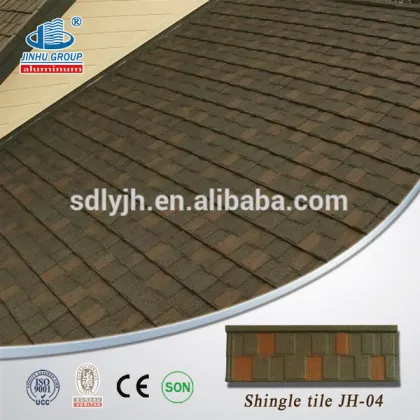 Roofing products system stone coated steel roofing tiles