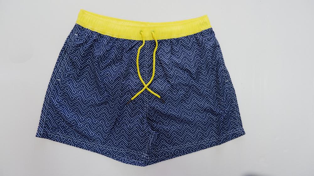 Frisse kleurencombinatie heren strand shorts